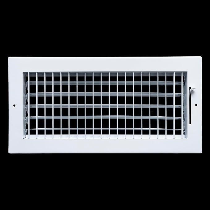 Fits 14x6 Duct Opening Steel Adjustable Air Supply Grille by Handua | Register - Image 3