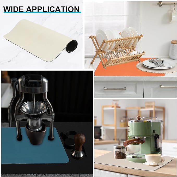 uxcell Silicone Mats for Kitchen Counter, 35.4" x 23.6" Non-Slip Countertop - Image 5