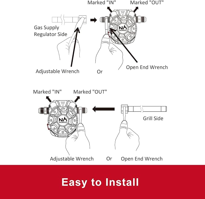 NO WORRIEZ Bypass Safety Auto Shut-Off Gas Timer - Image 7