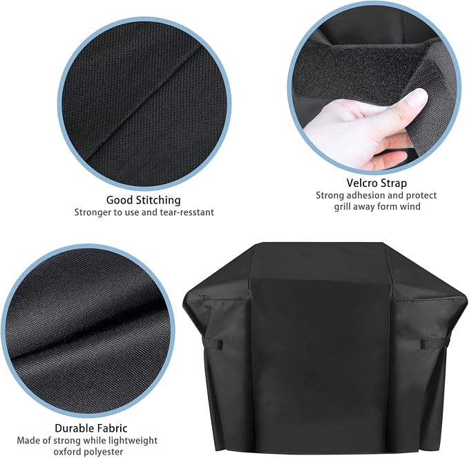 Grill Cover for Weber Spirit 200 and 300 Series for Outdoor Grill, 52 Inch 600D - Image 4