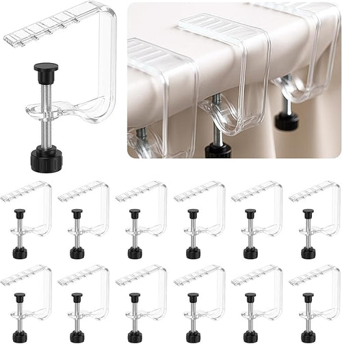 12 Pieces Adjustable Tablecloth Clips, Suitable by Unknown