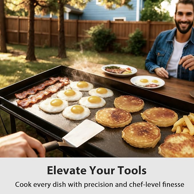Utheer 37" x 17" Ceramic Nonstick Cast Iron Griddle - Image 6