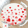 Valentines Day Round Fitted Tablecloth by Unknown