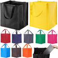 NERUB 10 Pack Reusable Reinforced Handle Grocery Bags by NERUB