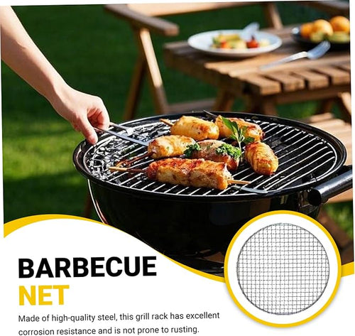 15" Round Stainless Steel Grill Grate, Heat-Resistant Replacement Baking Tray - Image 2