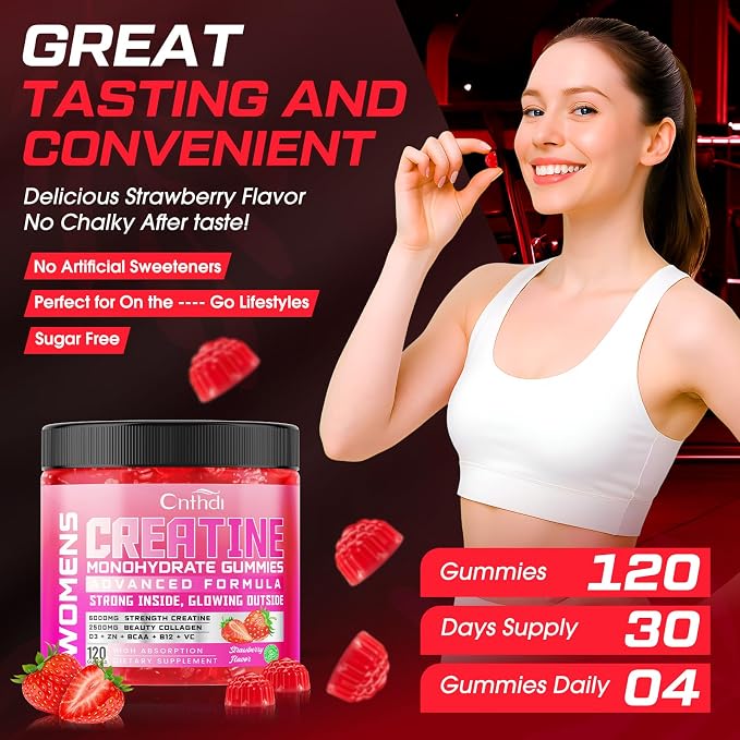 Creatine Monohydrate Gummies 6000MG Pre-Workout - Image 5