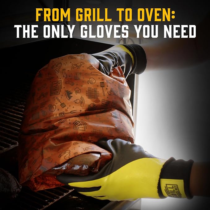 Hey Grill Hey Pitmaster Gloves | BBQ Gloves | Heat Protection up to 500°F or - Image 7