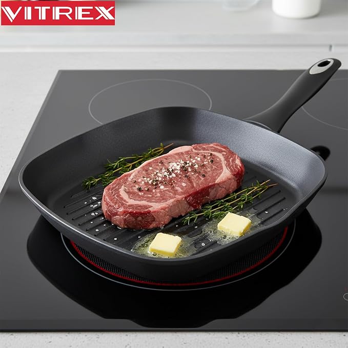 VITREX Nature 11-Inch Forged Aluminum Grill Pan - Image 2