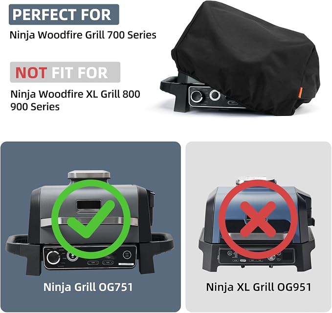 Waterproof Cover for Ninja Woodfire Outdoor Grill, Accessories for Ninja Wood - Image 2