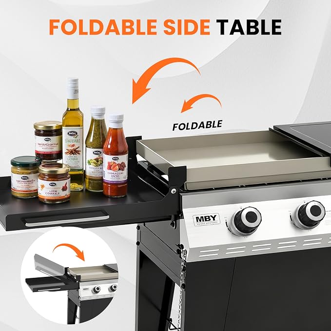 28 Inch Outdoor Flat Top Gas Propane Griddle - Image 7