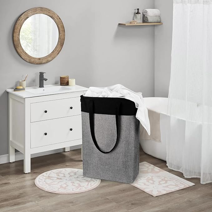 Laundry Hampers 15.2Lx7.5Wx23H Small&Tall Slim Fabric Laundry Baskets Thin - Image 7