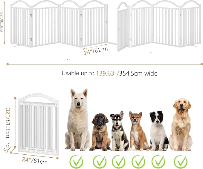 BHG Metal No-Assembly Freestanding Dog Gate - Image 3