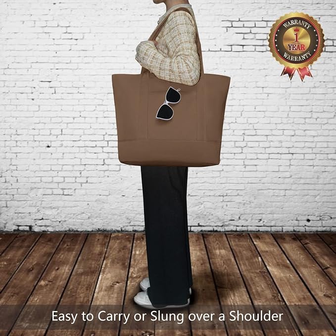 TOPDesign 6-Pack Canvas Tote Bags - Image 2