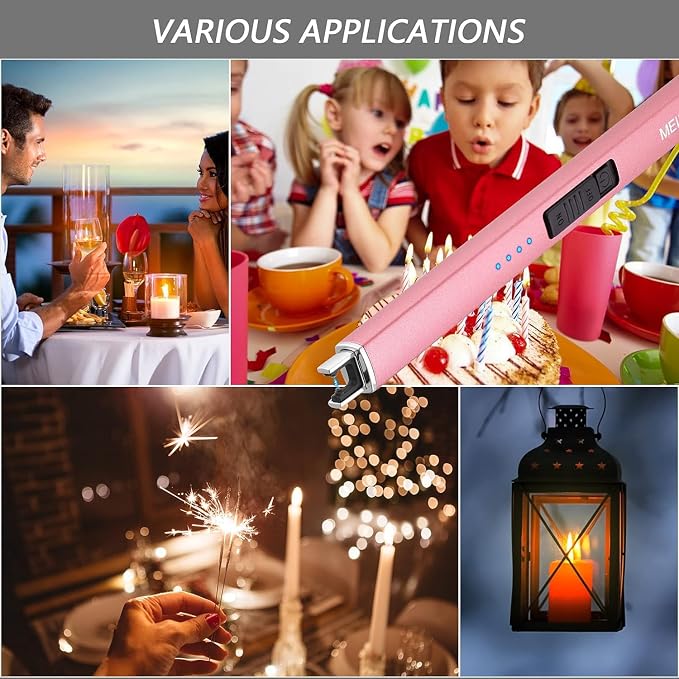 MEIRUBY 2 Pack Electric Candle Lighter, Christmas Stocking Stuffers Gifts - Image 7