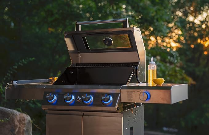 Monument Grills Larger 4-Burner Propane Gas Grills BBQ Stainless Steel - Image 4