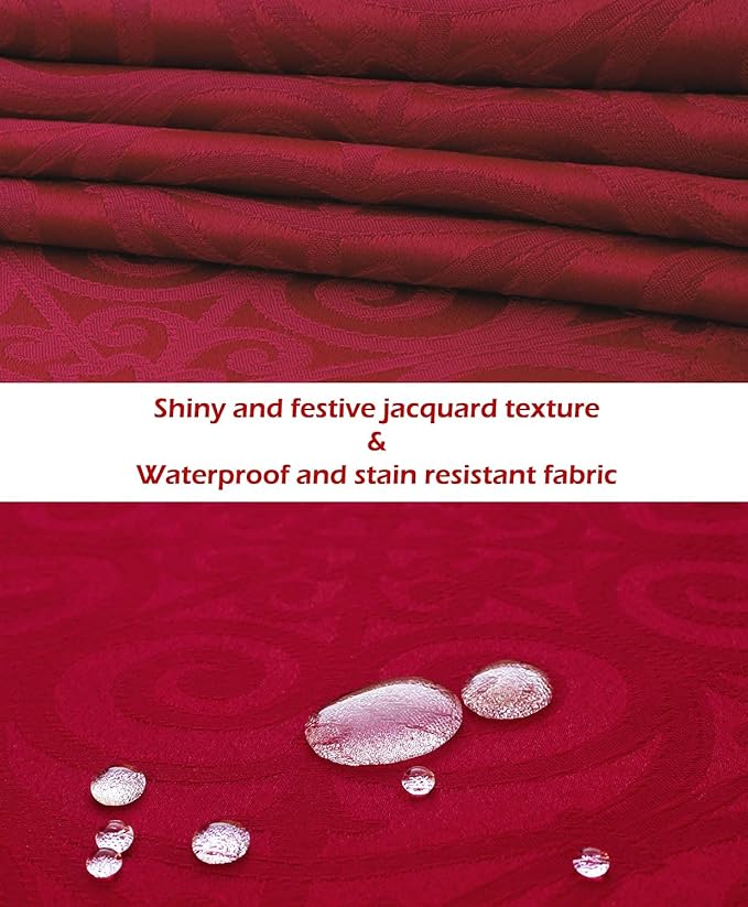 Red Table Runner 60 inch, Cranberry Dresser Scarf, Outdoor Coffee Table Runner - Image 4