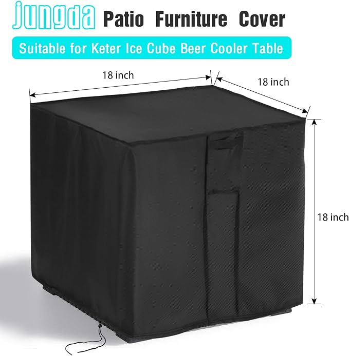 Outdoor Table Cover Square 18 Inch, Patio Table Cover - Image 2