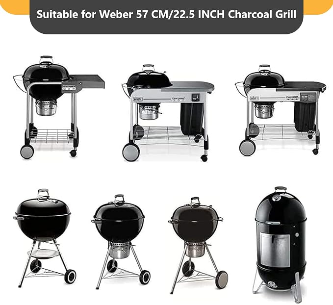 Grill Grates Replacement for Weber 8835, 22.5 inch Charcoal Grills, Master-Touch - Image 3