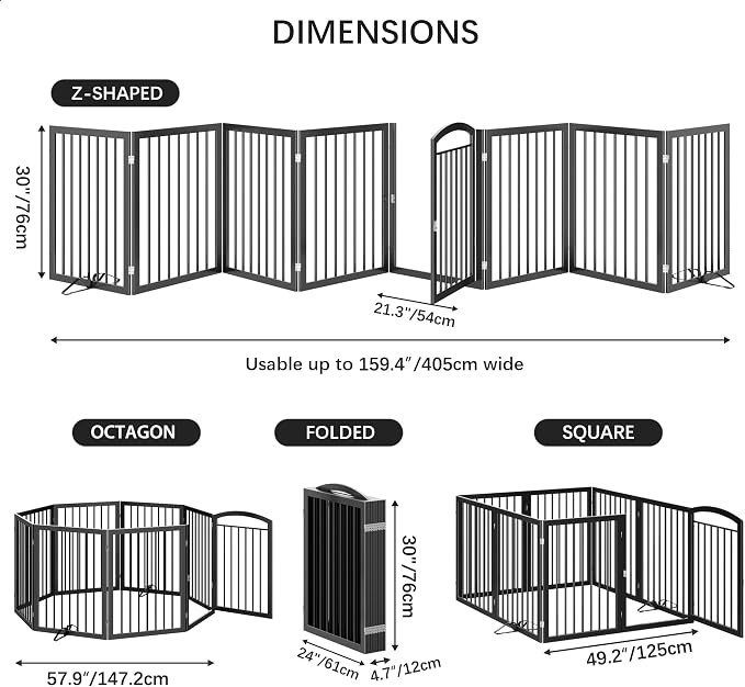JSB 192-inch Extra Wide 30-inch Tall Dog gate - Image 2