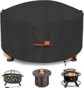 Fire Pit Cover, Outdoor Heavy Duty 600D 100% Waterproof Fire Pit Cover Round by Dalema