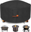 Fire Pit Cover, Outdoor Heavy Duty 600D 100% Waterproof Fire Pit Cover Round by Dalema