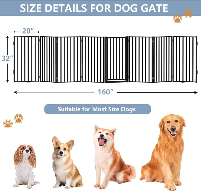 Full Metal Freestanding Dog Gates - Image 3