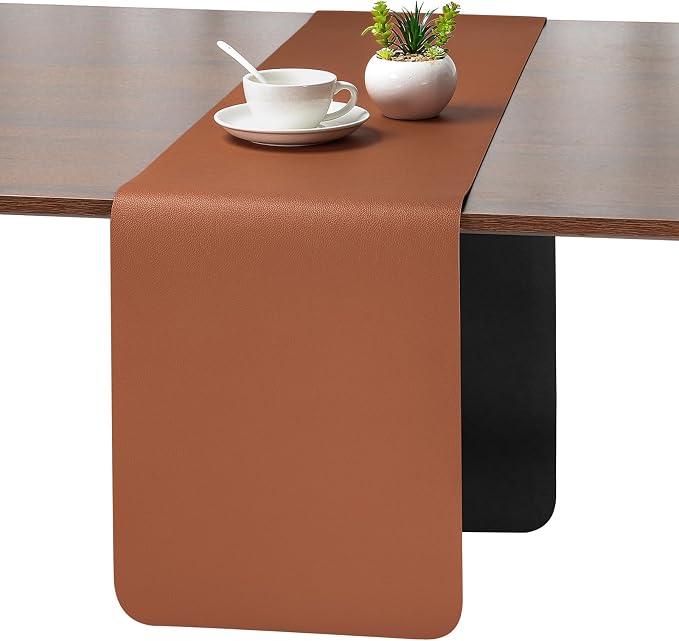 Myir JUN Table Runner Double Sided Vinyl Runner Table 72 Inch Long Runner by MyirJUN