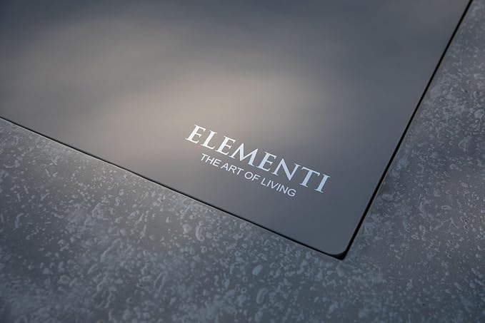 Elementi+ | Victoria Gas Fire Pit Cast Concrete 40" Square Fire Table, Outdoor - Image 9