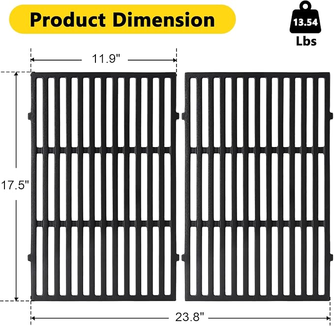 17.5 Inch 7638 Grill Grates Replacement - Image 2
