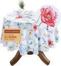 Maison d' Hermine Table Cloth Round Table 100% Cotton 63 Inches Tablecloth by MaisondHermine