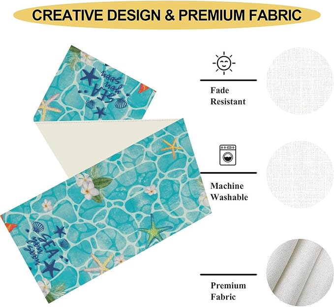Summer Starfish Table Runner - Image 5