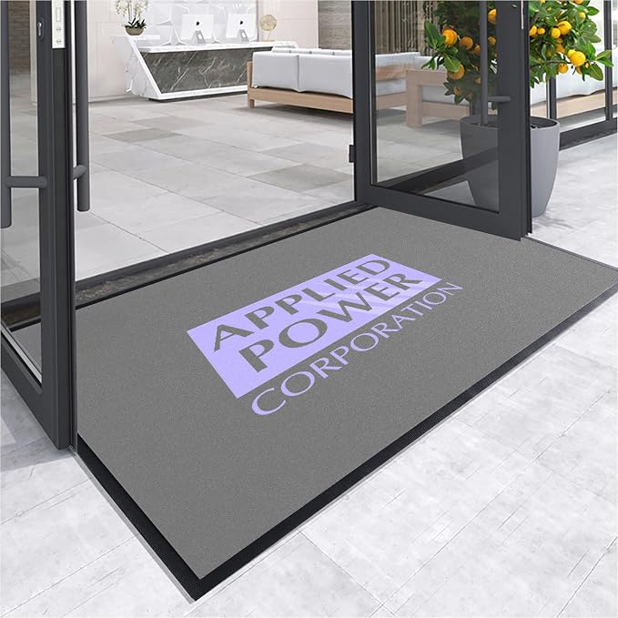 Custom Rugs with Logo Doormat Runner Personalized Commercial Area Carpet with by TOMCUSTOM