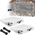 6.6x10ft Anti-Tear Clear Tarp Waterproof by Beeplove