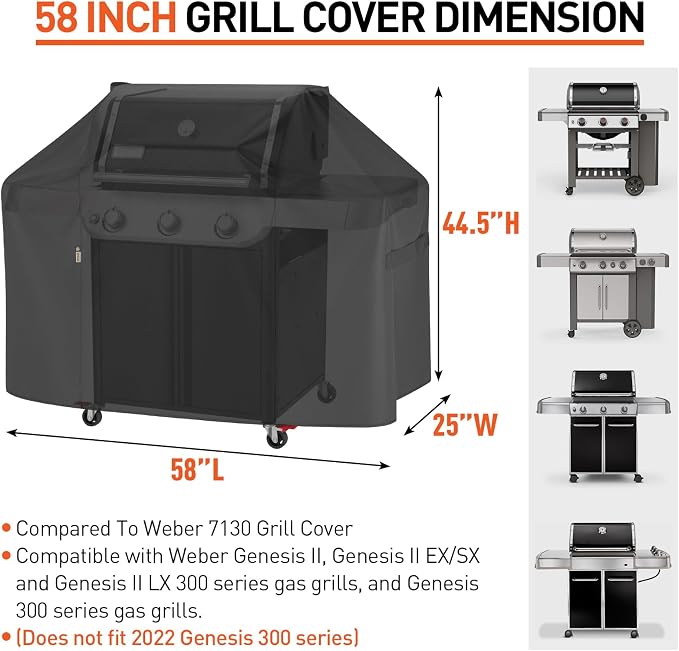 Arcedo Grill Cover 58 Inch Compatible - Image 2