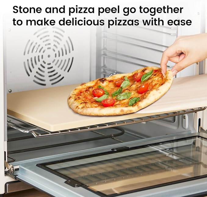 Pizza Stone Set, Cordierite Baking Stone - Image 5