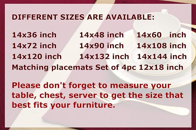 Red Table Runner 108 inch, Cranberry Damask Dresser Scarf, Outdoor Coffee Table - Image 6