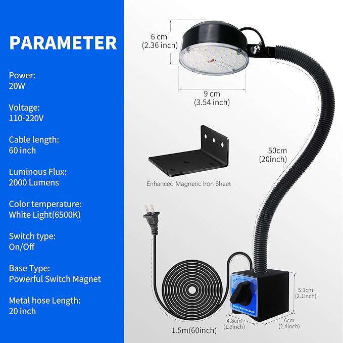 Magnetic Work Light, LED Machine Light, Work Light - Image 5
