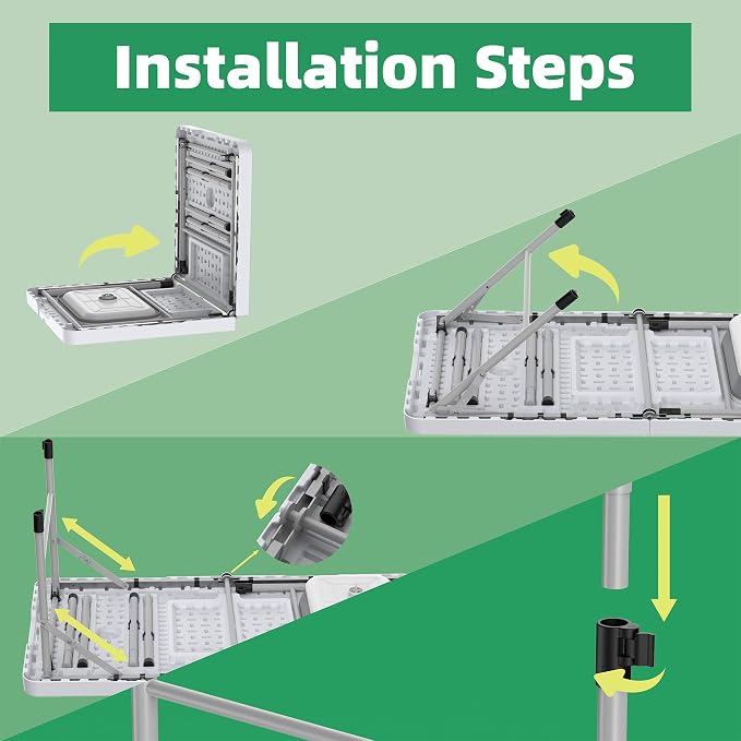 Allpop Fold-in-Half Fish Cleaning Table - Image 7