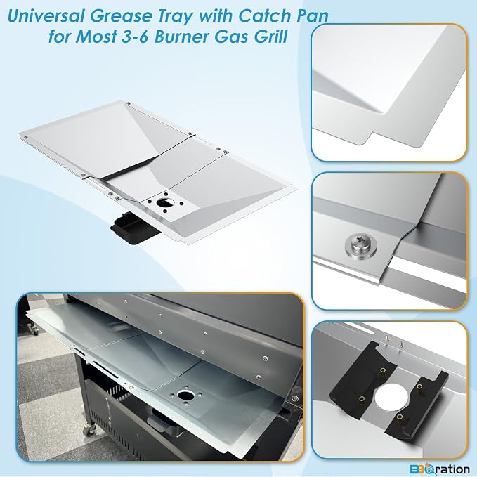 Universal Grease Tray with Catch Pan - Image 3