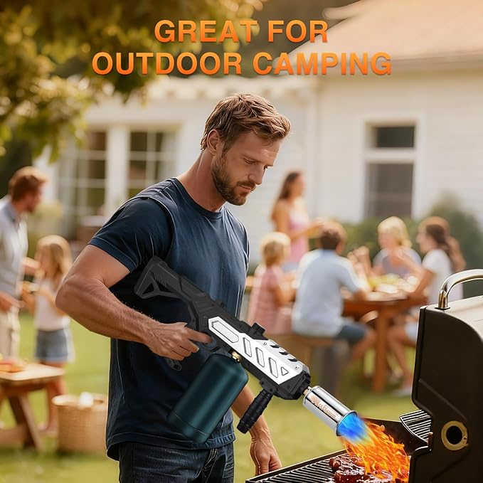 Powerful Propane Torch Gun, Kitchen Grill Torch - Image 2