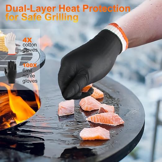 BBQ Gloves for Cooking Baking Grilling - Image 9