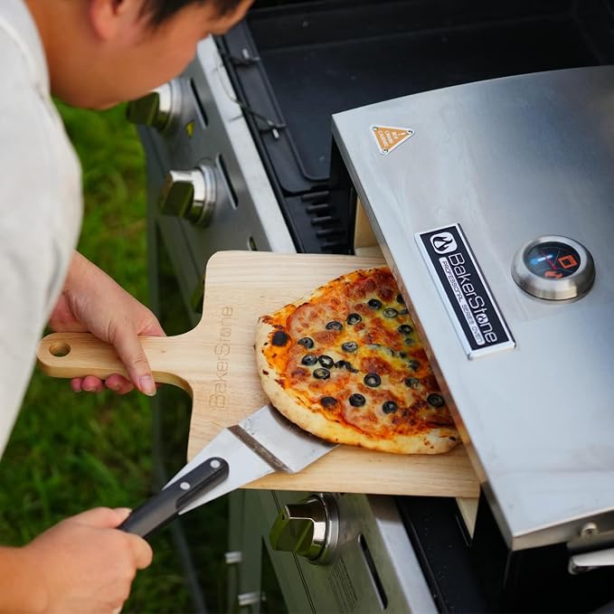 BakerStone Pizza Oven for Grill Top, 5-sided Pizza Stone Outdoor Pizza Oven - Image 7
