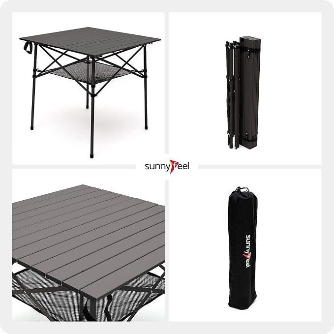 SUNNYFEEL Outdoor Folding Table | Lightweight Compact Aluminum Camping Table - Image 7