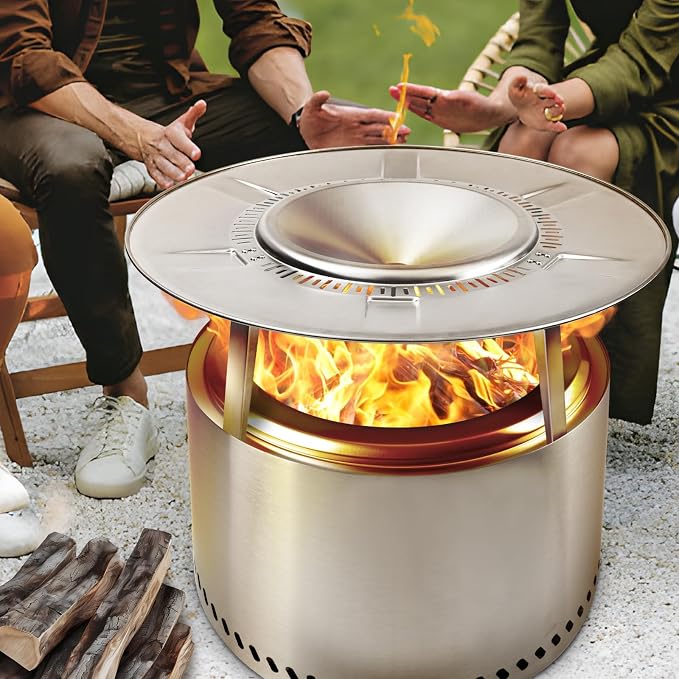 HGD Firepit Heat Deflector for Solo Stove Bonfire & 19.5-20.5" Fire Pits - Image 5