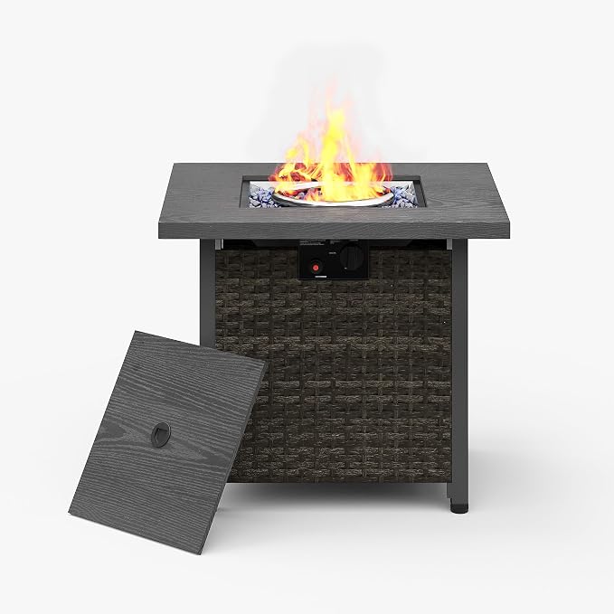 Sundale Outdoor 28 Inch Outdoor Fire Pit Table, 50000 BTU Propane Fire Pits - Image 8