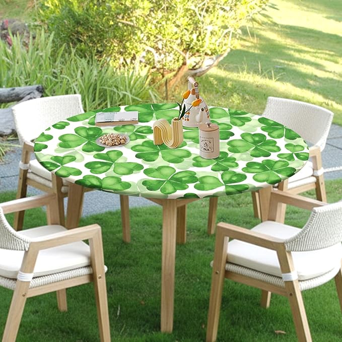 St Patricks Day Round Fitted Tablecloth - Image 3