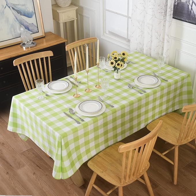 Cupuamon 2 Pack Waterproof Polyester Fabic Rectangle Checkered by Cupuamon