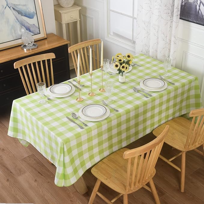 Cupuamon 2 Pack Waterproof Polyester Fabic Rectangle Checkered by Cupuamon