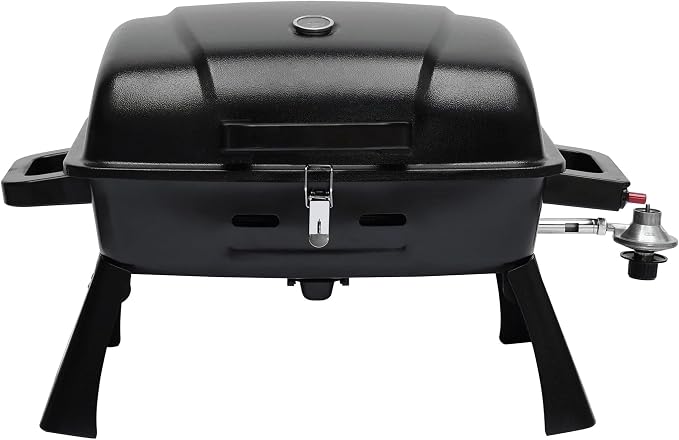 BrandMan Portable Propane Gas Grill, 1-Burner Tabletop Compact BBQ Grill by Brand-ManGrills