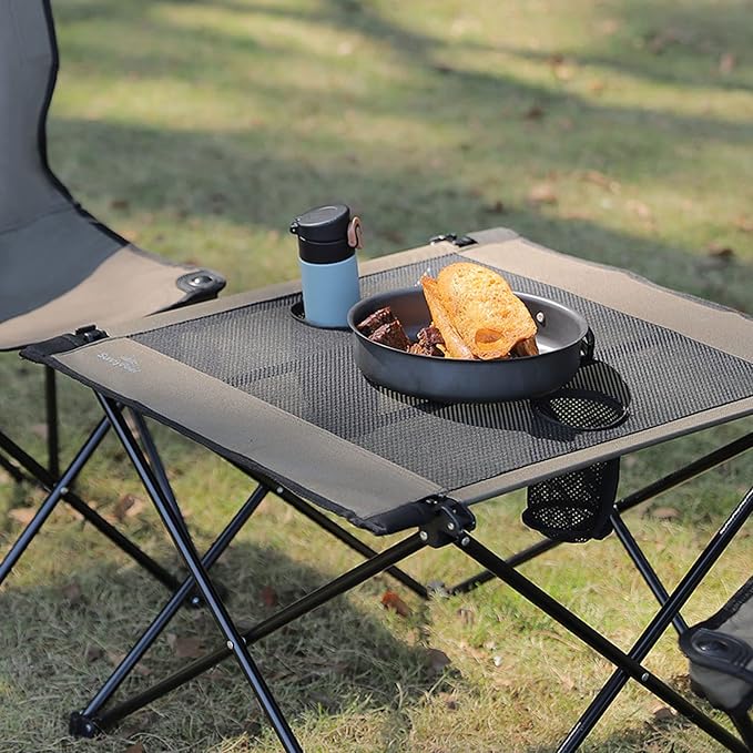SUNNYFEEL Outdoor Folding Table | Lightweight Mesh Compact Camping Table - Image 5